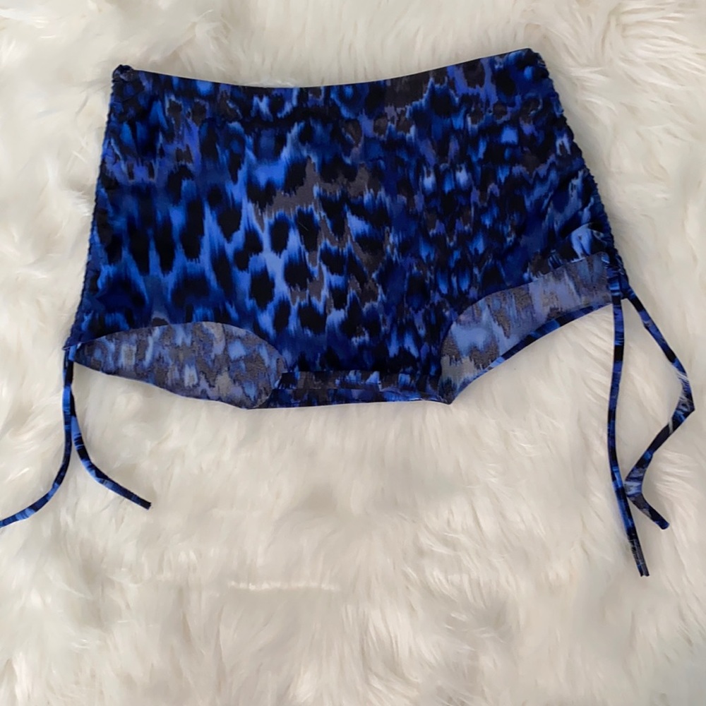 K-Deer leopard print yoga shorts